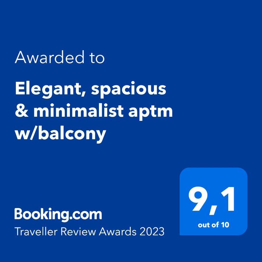 Elegant, Spacious & Minimalist Aptm W/Balcony Διαμέρισμα Αθήνα Εξωτερικό φωτογραφία